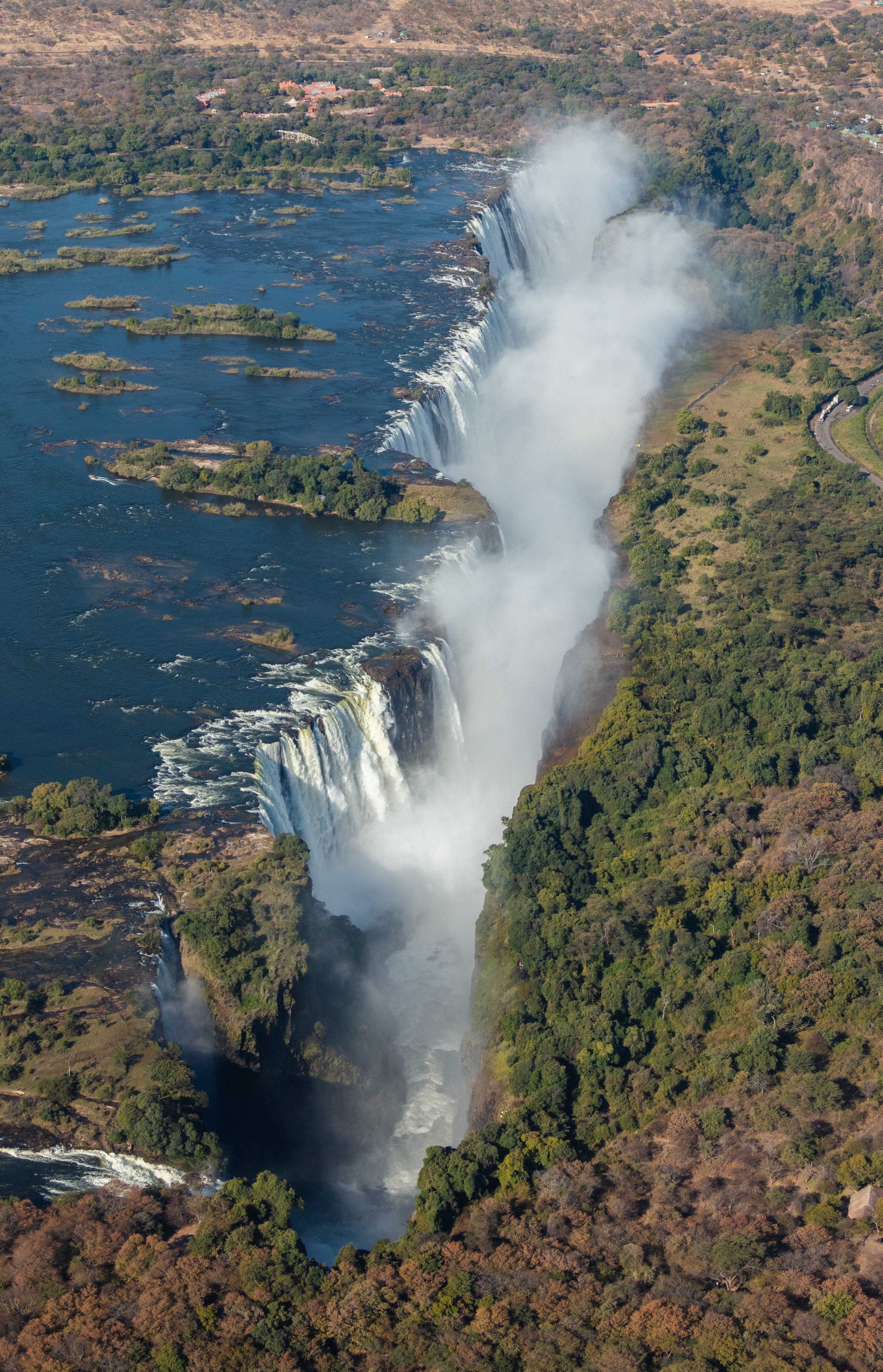 Victoria Falls engraved city travel ring