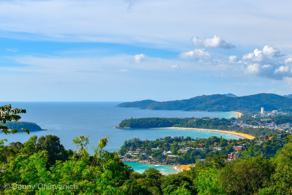 Phuket engraved city travel ring