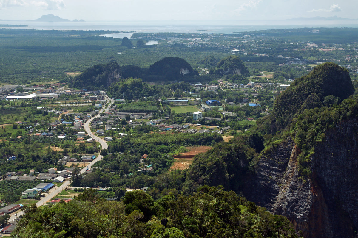 Krabi engraved city travel ring
