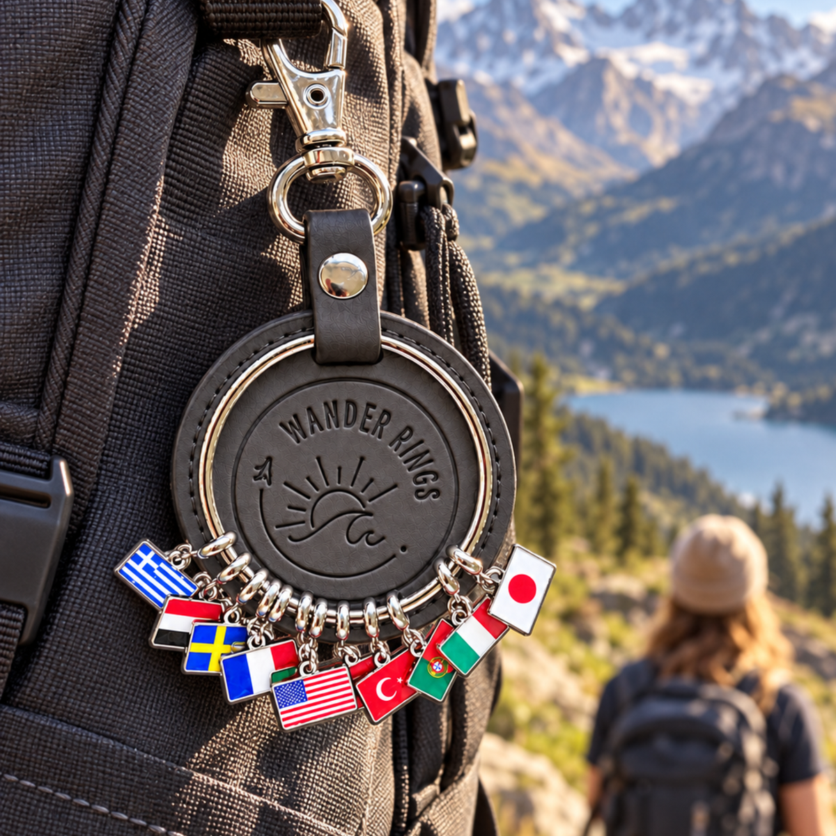 Original Travel Keyring – Country Flags