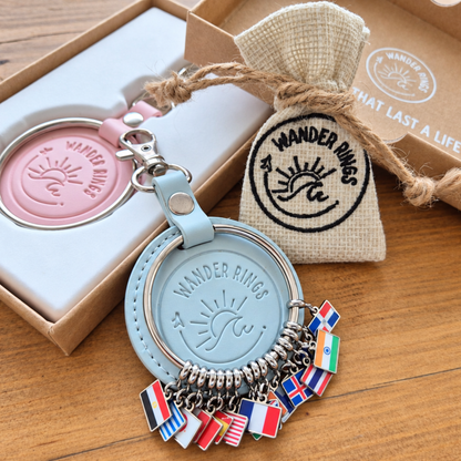 Original Travel Keyring – Country Flags