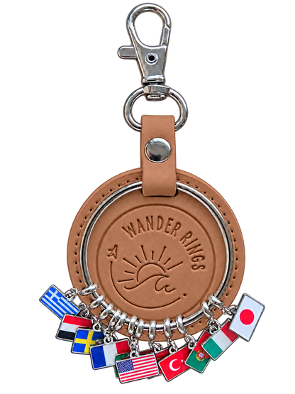 Original Travel Keyring – Country Flags