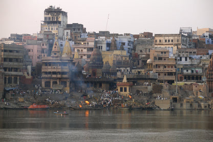 Varanasi engraved city travel ring